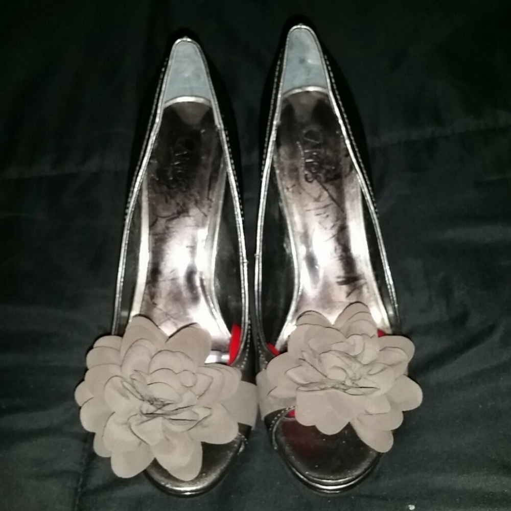 Silver heels